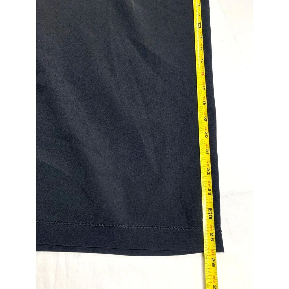 Lululemon With The Flow Pant 8 Black Travel Woven Crop Wide Leg Crop LW5BVNS